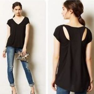 Anthropologie Deletta Shimmerwing tee